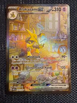 Alakazam EX 201/165 Special Illustration Rare Pokemon Scarlet & Violet 151 | NM - Image 1
