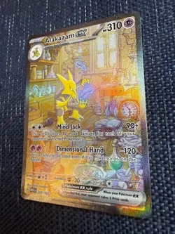 Alakazam EX 201/165 Special Illustration Rare Pokemon Scarlet & Violet 151 | NM - Image 2