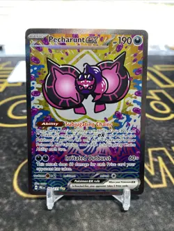 Pokemon TCG Pecharunt EX 163/131 Special Illustration Rare Prismatic Evolutions - Image 2