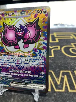 Pokemon TCG Pecharunt EX 163/131 Special Illustration Rare Prismatic Evolutions - Image 4