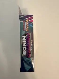 Pokemon TCG Sun & Moon Unified Minds Hanger Box Sealed (3 Booster Packs) - Image 4