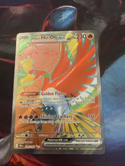 Pokemon Ethan’s Ho-Oh Ex 209/182 Secret Rare Scarlet Violet Destined Rivals NM - Image 1