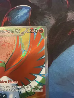 Pokemon Ethan’s Ho-Oh Ex 209/182 Secret Rare Scarlet Violet Destined Rivals NM - Image 3