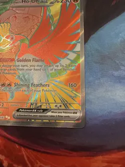 Pokemon Ethan’s Ho-Oh Ex 209/182 Secret Rare Scarlet Violet Destined Rivals NM - Image 4