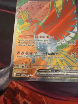 Pokemon Ethan’s Ho-Oh Ex 209/182 Secret Rare Scarlet Violet Destined Rivals NM - Image 5