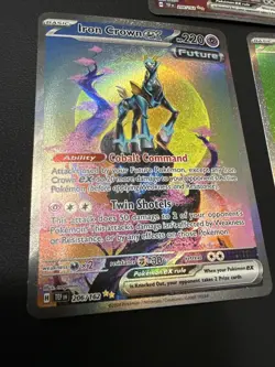 POKEMON TEMPORAL FORCES 2024 lot - Raging Bolt Ex Iron Crown Ex & Iron Leaves Ex - Image 2