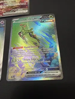 POKEMON TEMPORAL FORCES 2024 lot - Raging Bolt Ex Iron Crown Ex & Iron Leaves Ex - Image 3