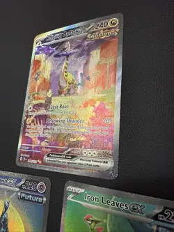 POKEMON TEMPORAL FORCES 2024 lot - Raging Bolt Ex Iron Crown Ex & Iron Leaves Ex - Image 5