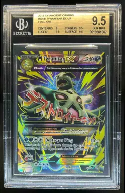 2015 Pokemon XY Ancient Origins Mega Tyranitar #92/98 BGS 9.5 - Image 1