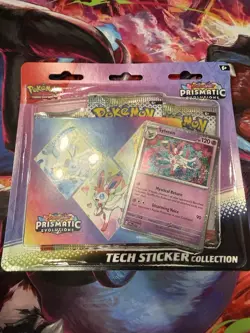 Pokemon Prismatic Evolutions 3 Pack Lot Of 3 (Tech Sticker Collection) - Image 1