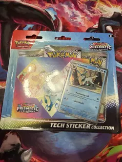 Pokemon Prismatic Evolutions 3 Pack Lot Of 3 (Tech Sticker Collection) - Image 2