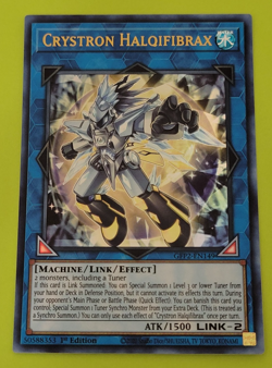 Yu-Gi-Oh Crystron Halqifibrax Ultra Rare 1st Edition GFP2-EN149 Nm - Image 1