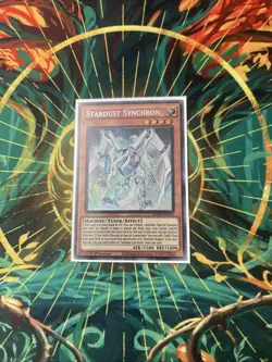 *** STARDUST SYNCHRON *** 1ST EDITION SECRET RARE DAMA-EN002 YUGIOH! - Image 1