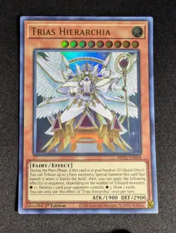 Yugioh - Trias Hierarchia MP21-EN058 1st Edition Ultra Rare NM - Image 1