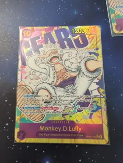 One Piece TCG OP05-119 Monkey D. Luffy Gear 5 Parallel SEC Alt Art English - Image 1