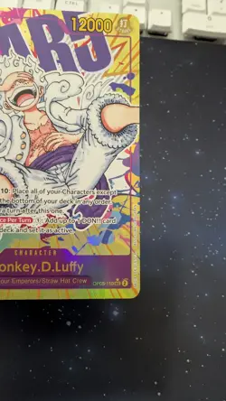 One Piece TCG OP05-119 Monkey D. Luffy Gear 5 Parallel SEC Alt Art English - Image 5