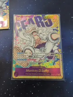 One Piece TCG OP05-119 Monkey D. Luffy Gear 5 Parallel SEC Alt Art English - Image 1