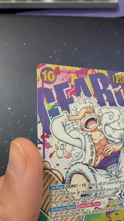One Piece TCG OP05-119 Monkey D. Luffy Gear 5 Parallel SEC Alt Art English - Image 3