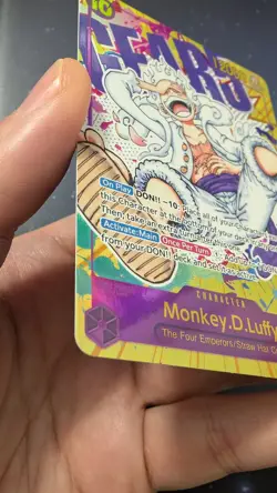One Piece TCG OP05-119 Monkey D. Luffy Gear 5 Parallel SEC Alt Art English - Image 4