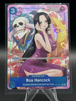 Boa Hancock OP13-051 R One Piece TCG Alt Art Special Holo NM - Image 2