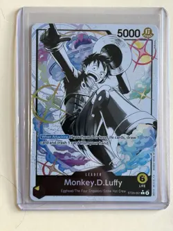ONE PIECE Monkey.D.Luffy ST29-001 Alt Art Parallel Egghead English - Image 1