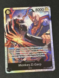One Piece CCG OP11-095 Monkey.D.Garp a Fist of Divine Speed SR - Image 1