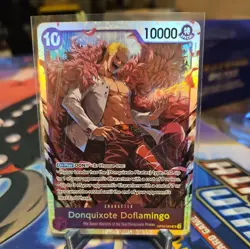 Donquixote Doflamingo OP14-069 Super Rare Foil The Azure Sea's Seven OP14-EB04 - Image 1