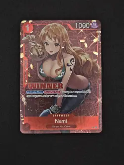 2023 ONE PIECE PROMO NAMI TOURNAMENT PACK VOL 3 WINNER ENGLISH FOIL NM EN - Image 1