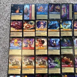 ***DISNEY LORCANA 75 CARD LOT***RARES/FOILS/LEGENDARY ONLY - Image 2