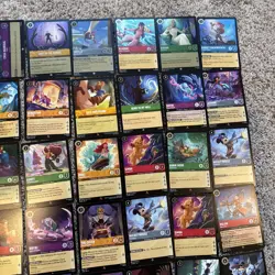 ***DISNEY LORCANA 75 CARD LOT***RARES/FOILS/LEGENDARY ONLY - Image 3