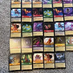***DISNEY LORCANA 75 CARD LOT***RARES/FOILS/LEGENDARY ONLY - Image 4