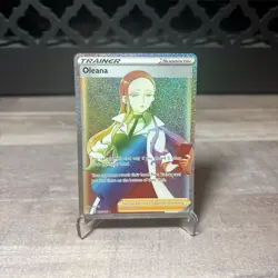 Oleana Rebel Clash Rainbow Holo Secret Rare Pokemon TCG Card 202/192 NM - Image 1