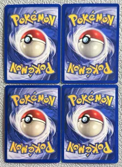 Pokemon Base Set Vintage Card Lot NM/VLP+ (4 CARDS) - Image 2