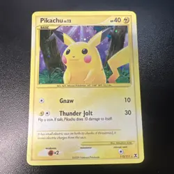 Pokemon Pikachu TCG Rising Rivals Holo Card 112/111 LP - Image 1