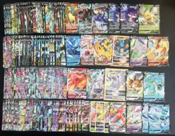 200 Lot Pokemon TCG Chinese Card RR RRR VMAX Gengar Eevee Mewtoo #9 -FI38 - Image 1