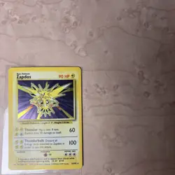 Zapdos Holo 16/102 Base Set WOTC 1999 Pokemon TCG Card Vintage Rare NM ⚡ - Image 3