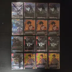 Gundam Card Game English 16 Promotional Cards Holofoil NM Near Mint - Image 1