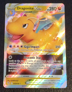 Dragonite VSTAR Pokemon GO Ultra Rare Card ( #050/078 NM ) - Image 2