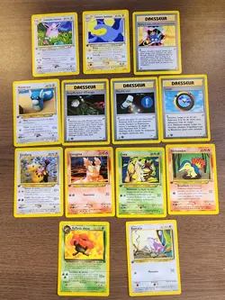 13 Card Lot Vintage NM 1st Edition French Pokemon TCG Neo Series WOTC - Image 1