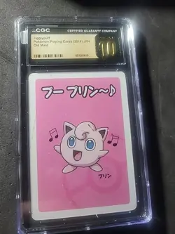 Jigglypuff 2019 Pokemon Old Maid Japanese Playing Card CGC Pristine 10 - Image 1