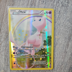 Pokemon TCG Mew XY110 Black Star Promo Full Art Holo Card - Image 1