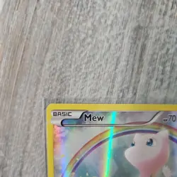 Pokemon TCG Mew XY110 Black Star Promo Full Art Holo Card - Image 3