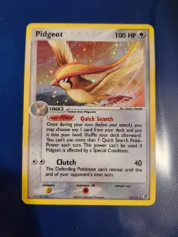 Pokemon Cards Pidgeot Holo, Pidgeotto, Pidgey (Fire Red/Leaf Green) - Image 2