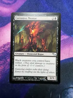 Corrosive Mentor X1 - NM - Shadowmoor MTG Magic The Gathering Card English - Image 1