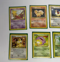 LOT OF 10 POKEMON BASE SET CARDS DAMAGED HEAVILY PLAYED ORIGINAL VINTAGE WOTC - Image 2