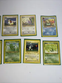 LOT OF 10 POKEMON BASE SET CARDS DAMAGED HEAVILY PLAYED ORIGINAL VINTAGE WOTC - Image 3