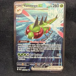 Yanmega EX 228/182 Special Illustration Destined Rivals Pokemon Card Full Art - Image 1