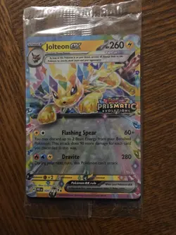 Pokemon TCG Jolteon EX 030/131 Stamped Promo Card - Sealed - Image 1