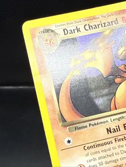 Pokemon TCG Dark Charizard Non-Holo Card 21/82 Team Rocket 2000 Vintage D - Image 4