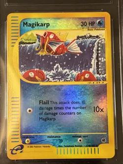 Magikarp 118/165 Expedition 2002 Reverse Holo Pokemon Card E Series CGC 7.5 Nm+ - Image 2